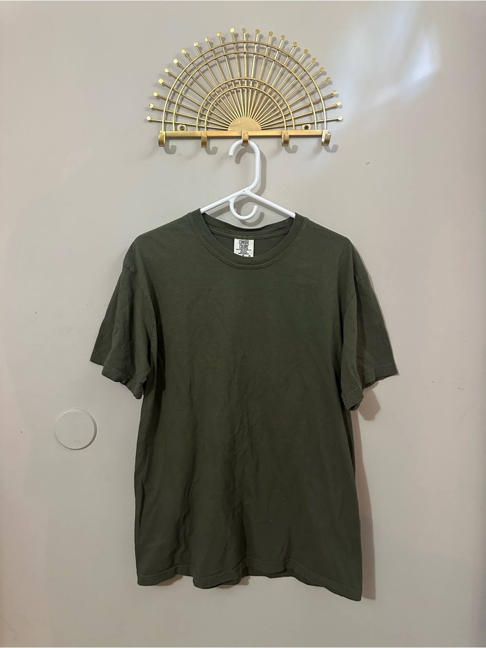 Comfort Colors Olive Crewneck Tee